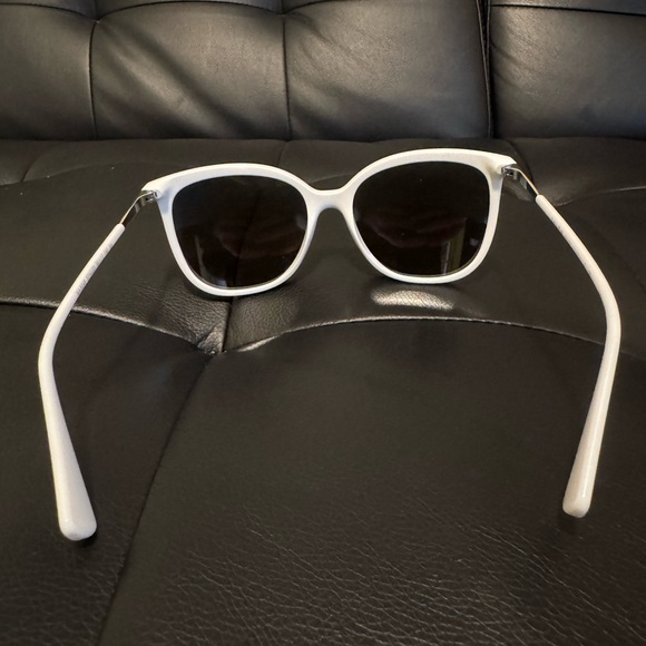 Ralph Lauren White Frame Sunglasses with Purple Lenses main image 5